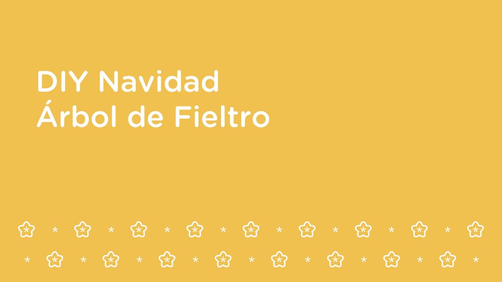 DIY Navidad: Árbol de Fieltro