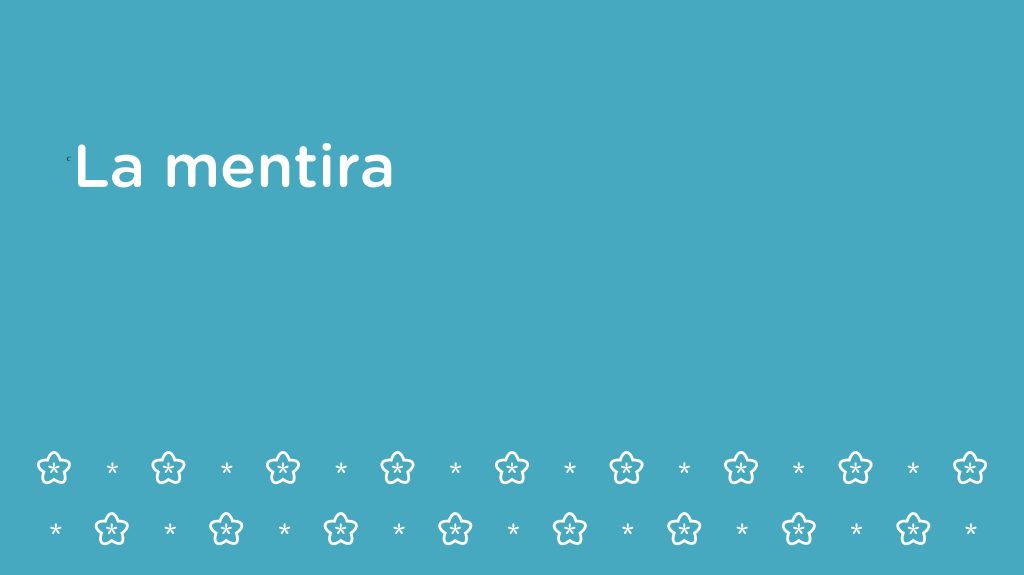 La mentira