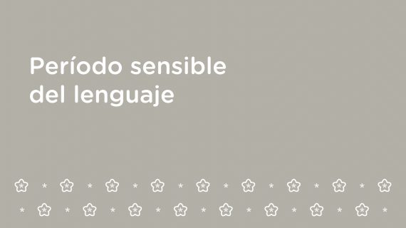 Período sensible del lenguaje